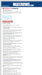 Mobile Screenshot of maxnews.com